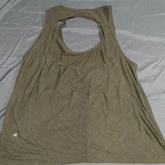 lululemon open back black tank - Picture 3 of 3